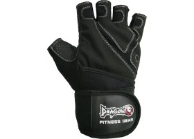 Resim Dragon W8013 Bilek Bandajlı Body & Ağırlık & Fitness Eldiveni 