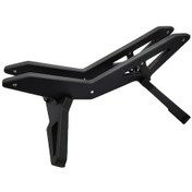 Resim Hightower Siyah Ayarlanabilir Bisiklet Park Standı - Dayanıklı Plastik Yol Ve Dağ Bisikleti Gösterim Askısı 