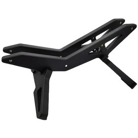 Resim Hightower Siyah Ayarlanabilir Bisiklet Park Standı - Dayanıklı Plastik Yol Ve Dağ Bisikleti Gösterim Askısı 