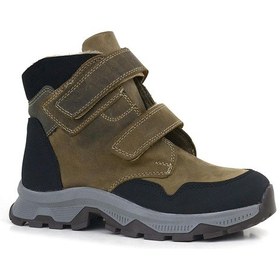 Resim Rakerplus Trekking Hakiki Deri Kahve Cırtlı Erkek Çocuk Bot Bej - Kum 