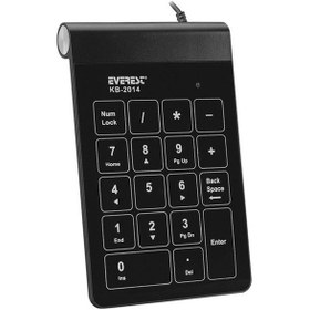 Resim Everest Kb-2014 Usb Dokunmatik Numerik Standart Klavye 