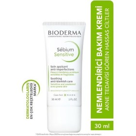 Resim Bioderma Sebium Sensitive Hassas ve Düzensiz Ciltler için Krem 30 ML 