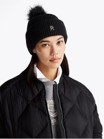 Resim Tommy Hilfiger Tommy Hılfıger Kadın Bere Aw0aw16848-bds Siyah 