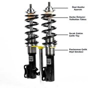 Resim Başaran Coilover Fiat Albea Uyumlu Coilover Ayarlı Amortisör 10 Cm 