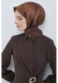 Resim Armine Saf İpek Sura Eşarp-2026 İlkbahar-yaz- 95010d Kiremit 
