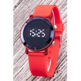 Resim Saattino Unisex Takvimli Kırmızı Renk Çocuk LED Saati Yetişkin Saatleri ST-304320 