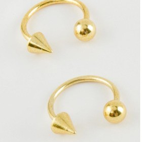 Resim Ilkeshop Septum Çelik Piercing 2 Adet-sarı Çok Renkli 