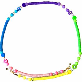 Resim JULIANO Fimo Top Renkli Gözlük Zinciri - Kolye - Bileklik 