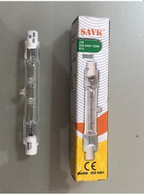 Resim Şavk 78mm 220v 150w 1600lümen R7s Çubuk Halojen Lamba 