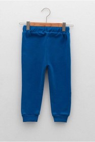 Resim Lc Waikiki Baby Beli Lastikli Baskılı Erkek Bebek Jogger Eşofman Altı 