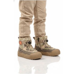 Resim Bej İçi Kürklü Soğuğa Dirençli Kaymaz Taban Erkek Çocuk Bot 22665 F Bej 