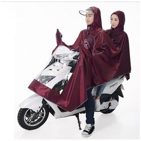 Resim Artfulabode Yağmurluk Suya Süper Motosiklet Kapşonlu Kahverengi Dayanıklı Pv 