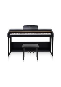 Resim Jwin Sapphire Sdp-214 Çekiç Aksiyonlu 88 Tuşlu Dijital Piyano + Tabure - Siyah 