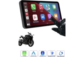 Resim Özgürce 6 Inç Taşınabilir Motosiklet Carplay Ekranı, Gps ve Dokunmatik, Suya Dayanıklı 