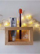 Resim WOODCRAFT Ahşap Diş Fırçalık 