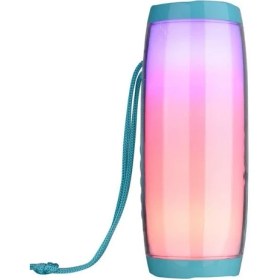 Resim Lebeigo Sınır Ötesi Sıcak Model TG157 Bluetooth Hoparlör LED Melodi Renkli Işık Yaratıcı Hediye Açık Su Geçirmez Subwoofer (Yurt Dışından) 
