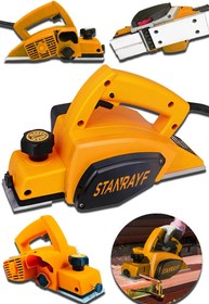 Resim stanrayf Alman H-Tech 8800 W Otomatik Çelik Şanzıman Motor Korumalı Çift Bıçaklı Planya Rende Makinesi 