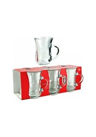 Resim Paşabahçe Bardak Kulplu Keyif 6Lı 55411 Şeffaf 