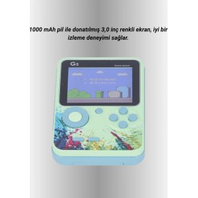 Resim Arenes Tv Bağlantılı 500 Oyunlu Mini Gameboy Konsol - Lisinya 