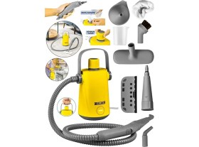 Resim Graizer Alman Easyfix Series Profesyonel Buharlı Temizlik Makinesi 2 kg Güçlü Buhar Kontrolü ve Aksesuarlar 