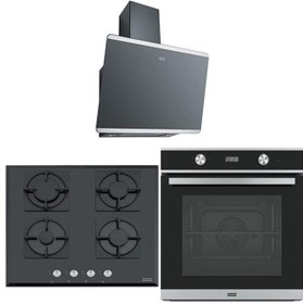 Resim Franke Ankastre Set ( Fpj 615 Ss Davlumbaz - Fhns 604 4g Bk C Ocak - Fsm 86 H Xs Bk) 