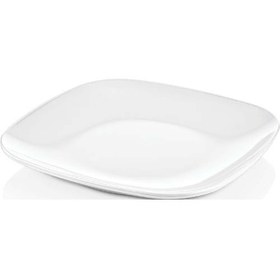 Resim POLYMEL Melamin Kare Servis Tabağı 17 Cm (12 Adet) 