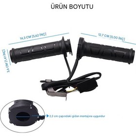 Resim Cf Moto Nk 250 Isıtmalı Elcik-4 Kademe Sıcaklık Ayarı- Iel518 
