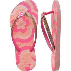 Resim Havaianas Kıds Slım Glıtter Iı Simli Kız Çocuk Parmak Arası Terlik 4146976 4146976 3128 Pembe 