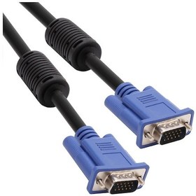 Resim Vcom CG341AD-5.0 Mavi Konnektör Siyah 5 M VGA-M-VGA-M Kablo 