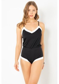 Resim Miorre Doremi Pamuklu Şortlu Tulum Pijama 001 