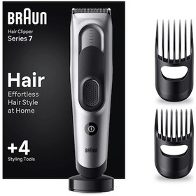 Resim Braun Series 7 HC7390 17 Uzunluk Ayarına Sahip Saç Kesme Makinesi 