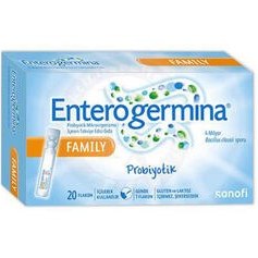 Resim Enterogermina Family Probiyotik Mikroorganizma İçeren Takviye Edici Gıda 20 Flakon 