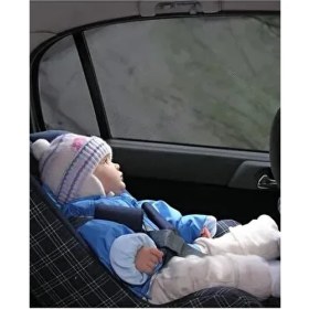 Resim BYENS 2 Adet Oto Güneşlik Perde Araba Yan Cam Perdesi Güneş Önleyici Araç Içi Güneşliği Için Sinekliği 