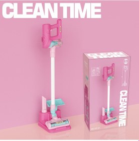 Resim Çocuklar İçin Ev Temizliği Oyuncak Setleri, Küçükler İçin Süpürge Temizleyici, Aile-çocuk Etkileşimi, 4 Modlu Süpürge 