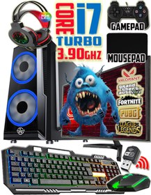 Resim WARBOX Camer I7 Turbo:3.90ghz 16gb Ram 240gb Ssd 250gb Hdd R7 240-4gb E.kartı 24" Monitör Gaming Pc 