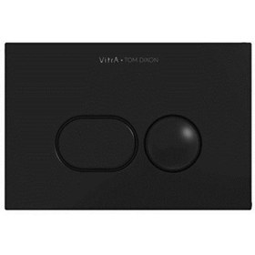 Resim VitrA 740-2101 Tom Dıxon Kumanda Paneli-parlak Siyah 