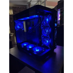 Resim 7 Argb Anime Karakterli Fanlı Pc Kasası 850w 80 Plus Bronze Powerli 360mm Sıvı Soğutmalı Siyah 
