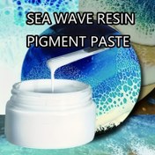 Resim Deniz Dalgası Reçine Pigment Macunu: Reçinede Güzel Hücreler ve Danteller Oluşturun - Okyanus Plaj Sanatı İçin Mükemmel! 