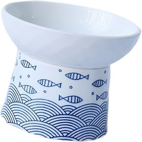 Resim Homyl Yükseltilmiş Kase Kaymaz Pet Malzemeleri Düz-12x10x10cm 