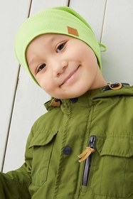 Resim Babygiz Erkek Bebek Çocuk Fıstık Yeşili Şapka Bere El Yapımı Rahat Cilt Dostu Pamuklu Kaşkorse 
