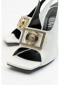 Resim Luvishoes Olney Beyaz Kadın Topuklu Ayakkabı Beyaz 
