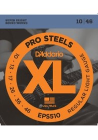 Resim D'addario Eps510 Elektro Gitar Tel Seti. Xl. 10-46. Long Scale. 