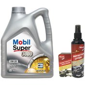 Resim Mobil Super 3000 0W-20 Motor Yağı 4 L + Gojo Araç Bakım Seti 