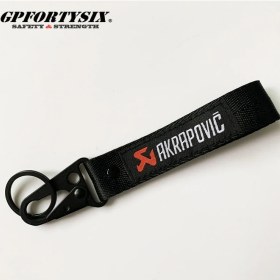 Resim Cdwishbest Akrapoviç Cfmoto Motosiklet Anahtarlık Naylon Kumaş Dikiş Ipi Çinko Alaşım Araba Anahtarlığı Moto Gp Anahtarlık Motosiklet Hayranları Hatıra Hediye (Yurt Dışından) 