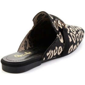 Resim Bambi Siyah Leopar Kadın Terlik K04327012482 Siyah 