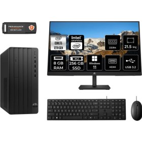 Resim Hp Pro Tower 290 G9 Intel Core I5 12500 8gb 256GB SSD 21.5" Fhd Monitör 6D3A5EA W11P Masaüstü Bilgisayar & Per4 USB Bellek 6D3A5EAMNT401 