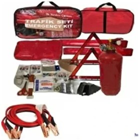 Resim İnoltrare inoltrare Çantalı Takviye Kablolu Ilkyardım Çantalı Trafik Seti Lüx+Akü Takviye 