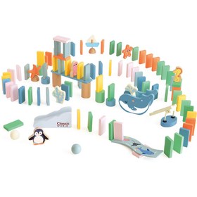 Resim Classic World Ahşap Domino Oyunu - Okyanus - 3 YAŞ VE ÜZERİ 