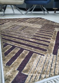 Resim Dekhera Ömür Yıkanabilir Halı 5722 Gold - 140X300 / Deri Taban 