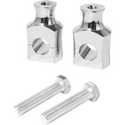 Resim Suntek Evrensel Motosiklet 7/8'' / 1'' Gidon 22-mm-gümüş 